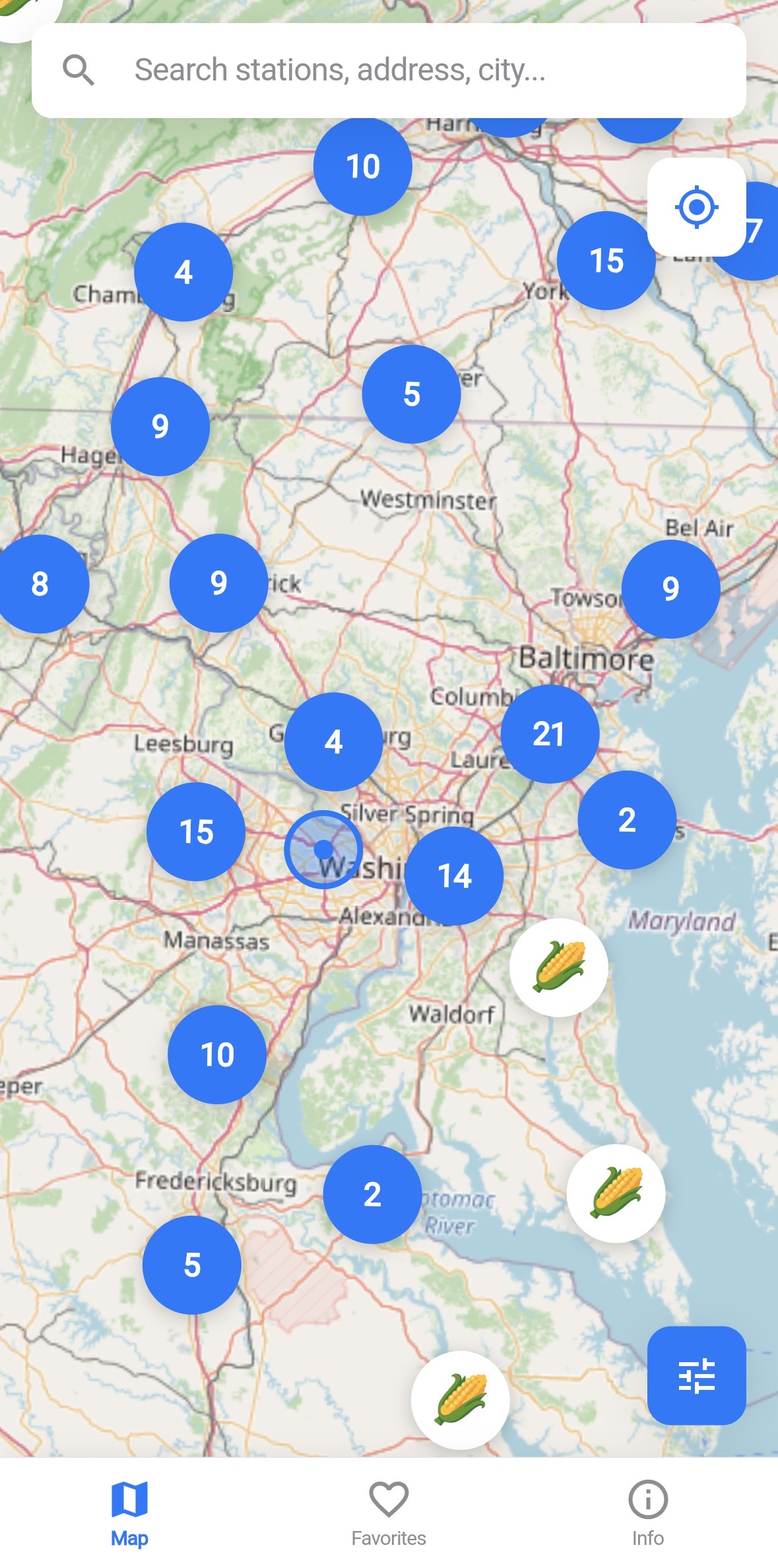 E85 Scout App Screenshot